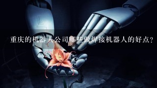 重庆的机器人公司哪些做焊接机器人的好点？