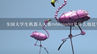 全国大学生机器人大赛robomaster是什么级比赛？