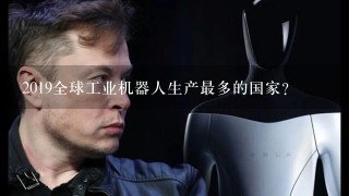 2019全球工业机器人生产最多的国家？