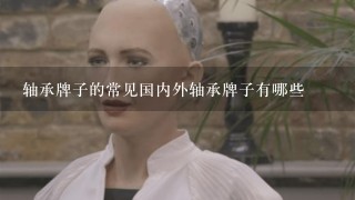 轴承牌子的常见国内外轴承牌子有哪些