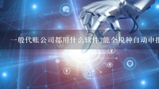 1般代账公司都用什么软件?能全税种自动申报吗？