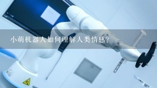 小萌机器人如何理解人类情感?